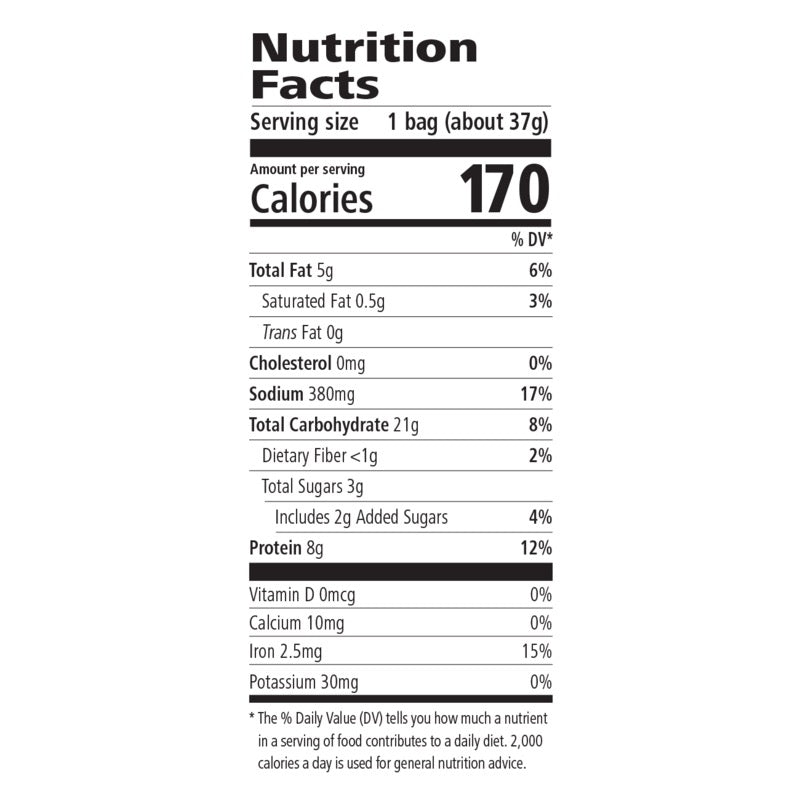 Protein Chips: Mild Barbecue (Non-California States)